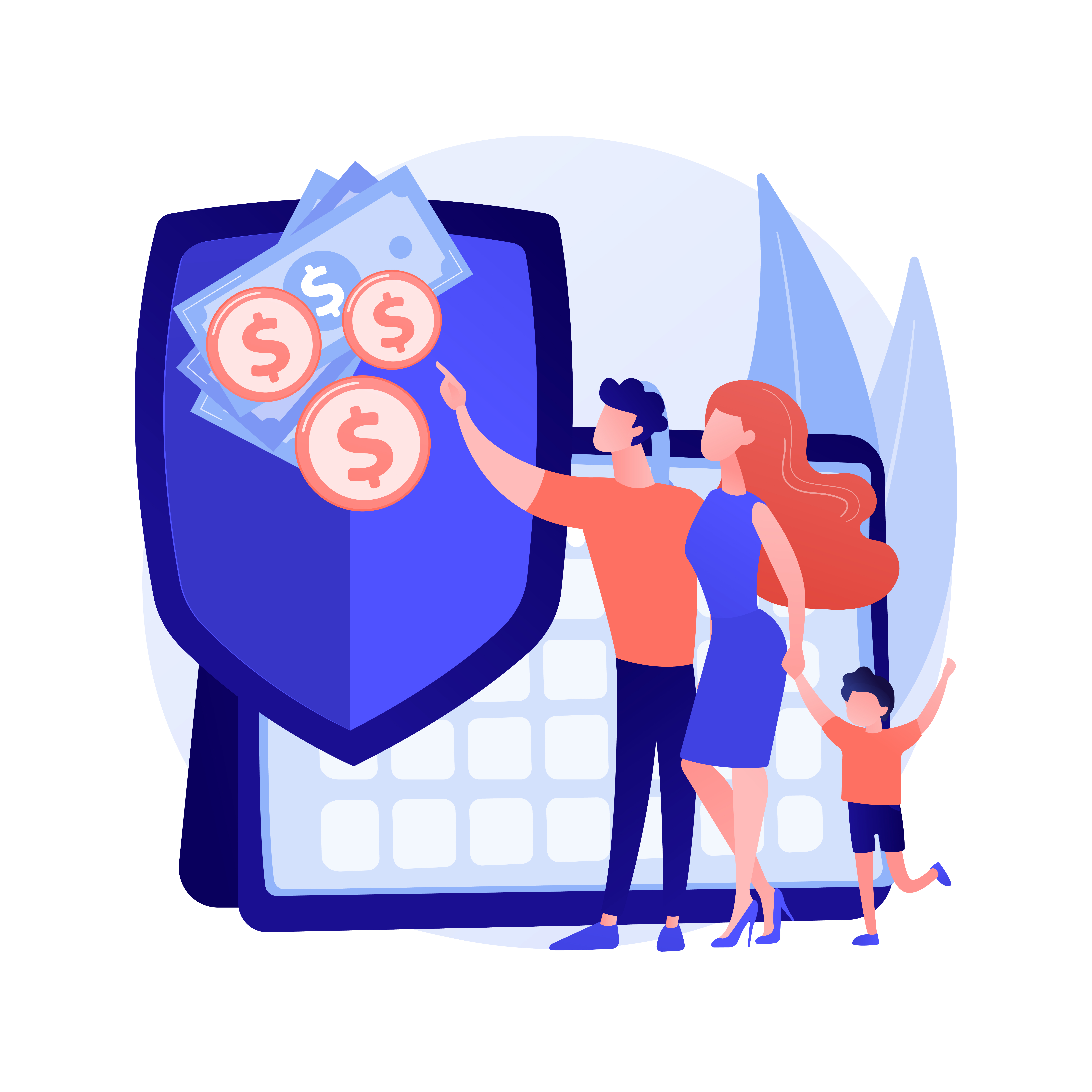 Family protected by a money-back refund guarantee